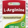 Frente de Best Naturals L-Arginina 500 mg 250 cápsulas