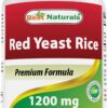 Best Naturals Arroz de Levadura Roja 1200mg frasco frontal