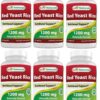 Best Naturals arroz de levadura roja 1200 mg paquete seis botellas