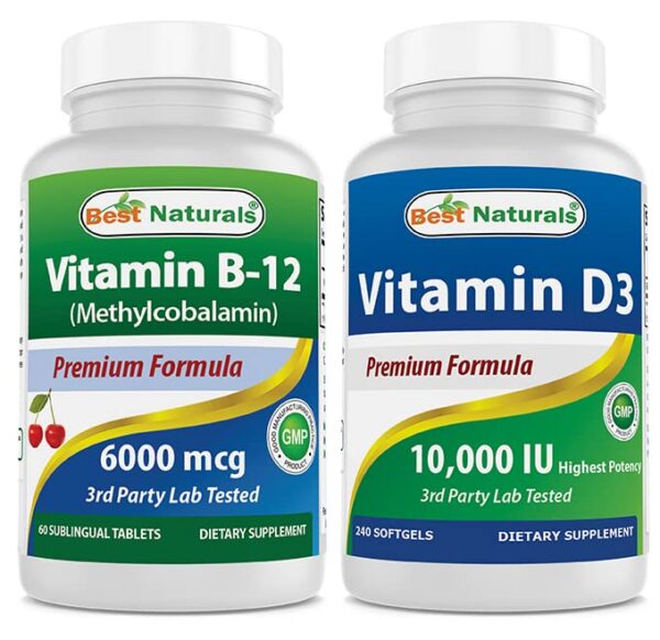 Best Naturals Vitamina B-12 frasco frontal