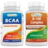 Best Naturals BCAA 3200mg y B-100 Complex cápsulas