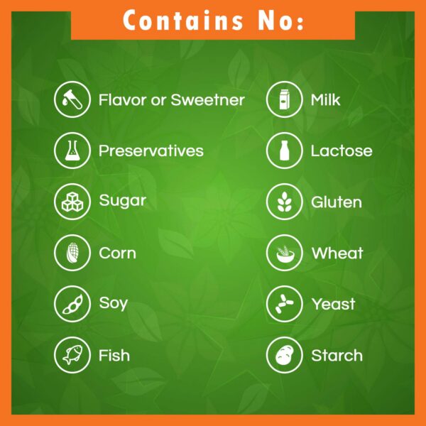 Vista lateral Best Naturals Biotina 5 mg frasco