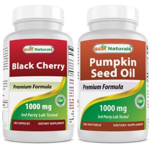 Etiqueta frontal Best Naturals Cereza negra