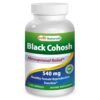 Botella de 120 cápsulas de Best Naturals Black Cohosh 540 mg