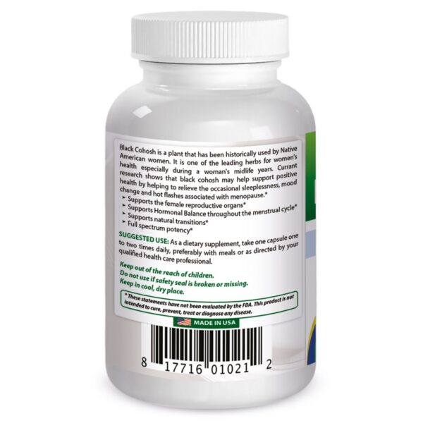 Version 1.0.0 Cápsulas negras de cohosh negro para mujeres