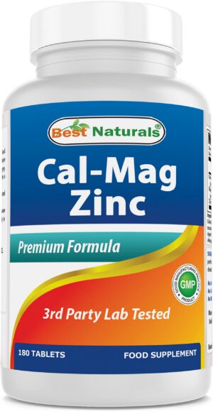 Version 1.0.0 Frente de etiqueta CAL MAG ZINC Best Naturals
