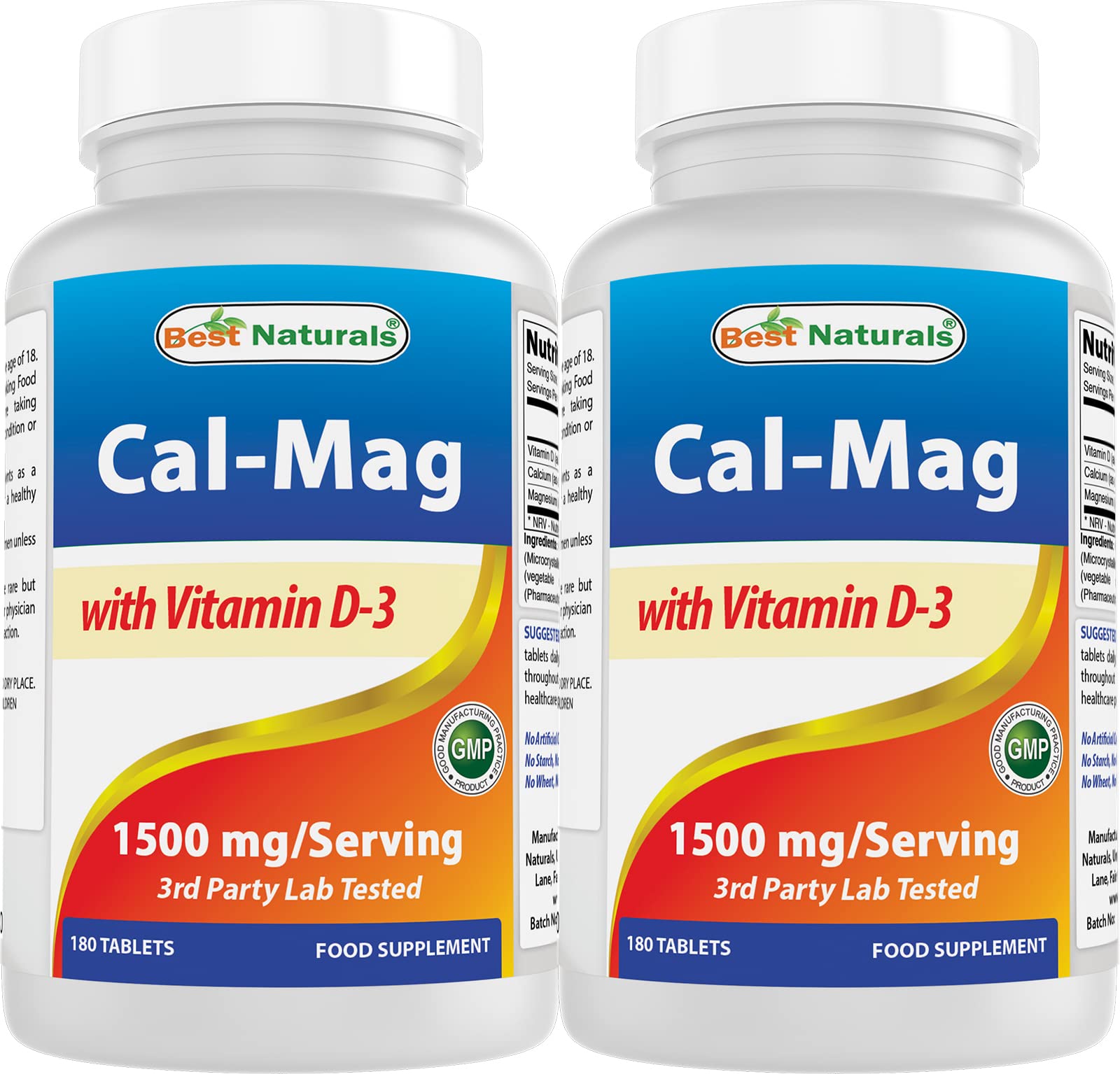 Calcium Magnesium D3, 1500 mg