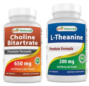 Version 1.0.0 Best Naturals Choline Bitartrate frasco