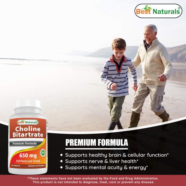 Etiqueta lateral del frasco de Best Naturals