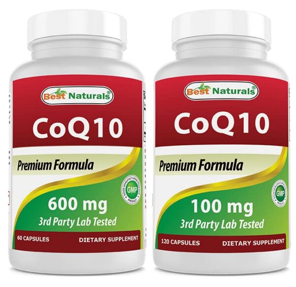 COQ10 frasco y etiqueta