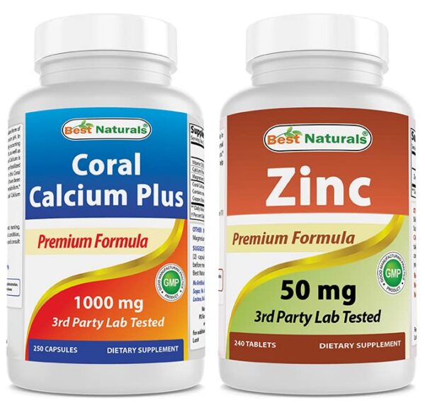 Frasco de Coral Calcium Plus 1000 mg