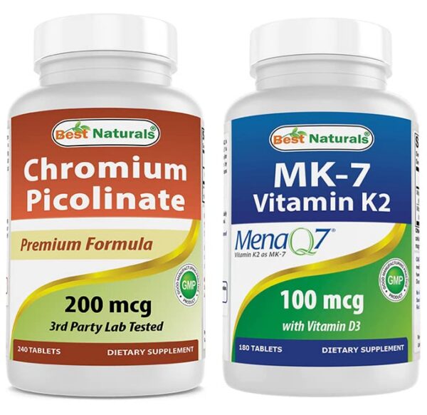 Best Naturals cromo picolinato frasco frontal