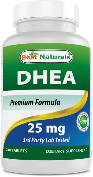 Version 1.0.0 Best Naturals DHEA frasco frontal