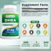 Etiqueta y información de Best Naturals DHEA