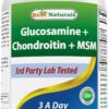 Best Naturals glucosamina condroitina MSM caja