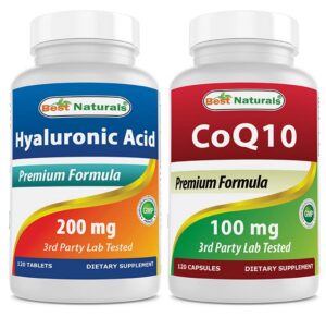 Version 1.0.0 Best Naturals Hyaluronic Acid 200 mg COQ10 frasco