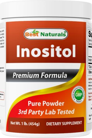 Best Naturals Inositol polvo frente etiqueta