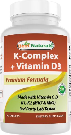 Frente del envase Best Naturals K-Complex