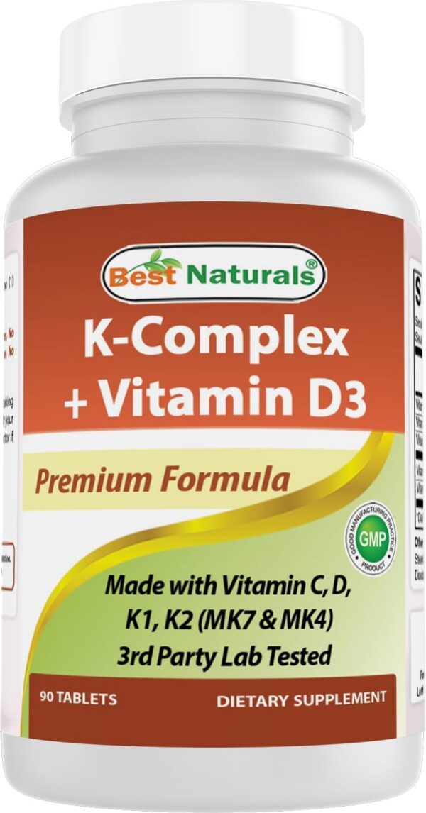 Version 1.0.0 Frente del envase Best Naturals K-Complex