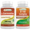 Best Naturals L-Carnosina 500 mg botella frontal