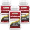 Botella Best Naturals L-Glutamina 1000 mg