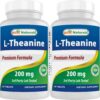 Version 1.0.0 Best Naturals L-Theanine frasco frente