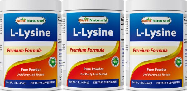 Frasco Best Naturals Lysine Powder