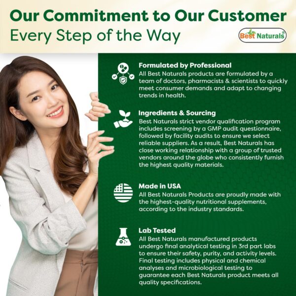 Best Naturals niacinamida pura sin alérgenos ni aditivos