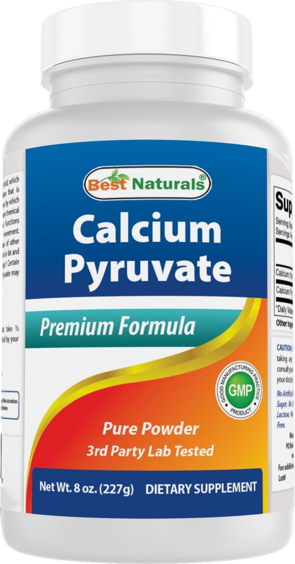 Best Naturals polvo piruvato calcio frasco