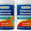 Frente del envase Best Naturals gluconato de potasio en polvo