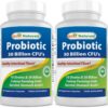 Best Naturals probiótico con 10 cepas y 30 mil millones CFU