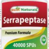 Frasco de Best Naturals Serrapeptase 40000 SPUs