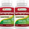 Botella Best Naturals Serrapeptase 90 Vcaps