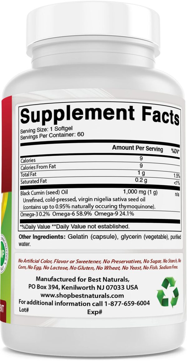 Cápsulas blandas de Best Naturals en primer plano