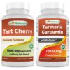 Frente de frasco Best Naturals Tart Cherry Turmeric