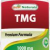 Version 1.0.0 Frasco de Best Naturals TMG 1000 mg cápsulas