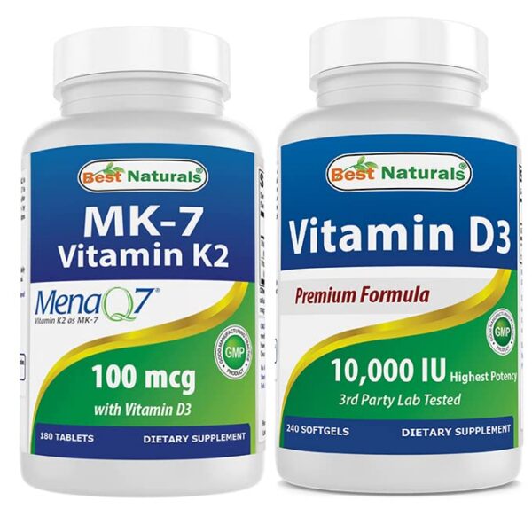 Best Naturals Vitamina K2 MK7 frasco frontal