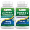 Version 1.0.0 Botella Best Naturals vitamina B1 y B2 120 tabletas