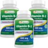 Best Naturals Vitamina B2 riboflavina 400mg paquete triple