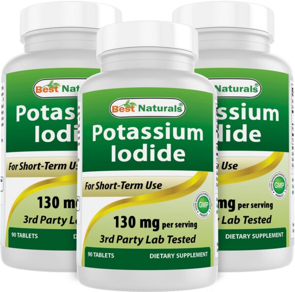 Version 1.0.0 Frente del envase de yoduro de potasio 130 mg