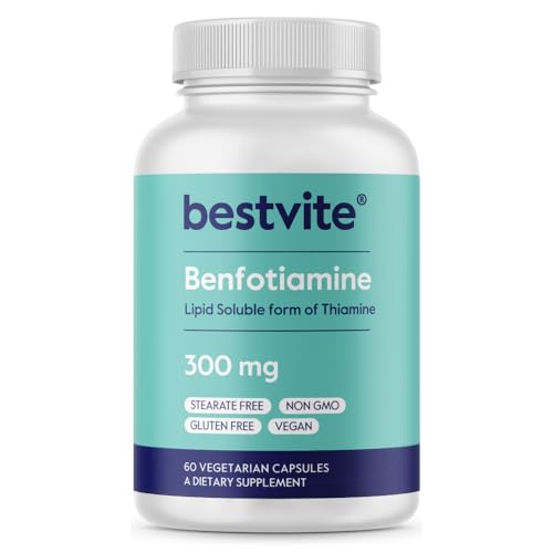 BESTVITE Benfotiamina 300mg 60 cápsulas vegetarianas