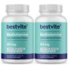 Frontal de la botella BESTVITE Benfotiamine 150 mg