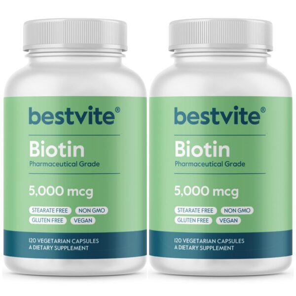 BESTVITE Biotina 5000 mcg frontal