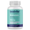 Frente del envase BESTVITE Bromelina 500 mg