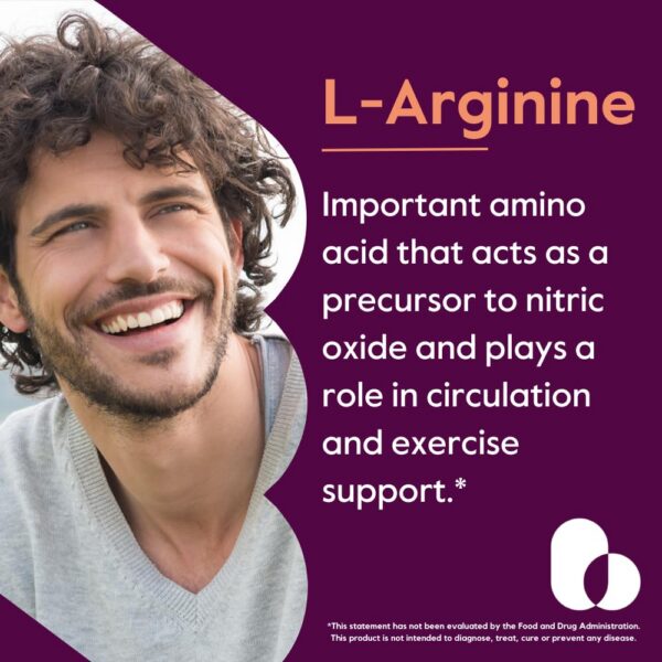 Etiqueta de información BESTVITE L-Arginine 1000 mg