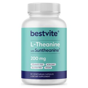 Version 1.0.0 BESTVITE frasco de cápsulas L-teanina 200 mg
