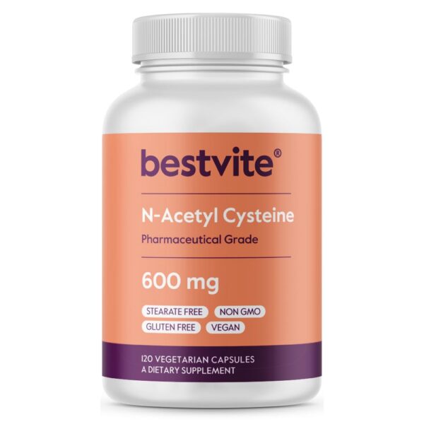 Frasco BESTVITE NAC 600 mg cápsulas