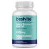 Bestvite Omega-3 1000 mg cápsulas blandas etiqueta frontal