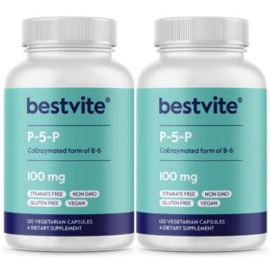 BESTVITE P-5-P suplemento vitamina B6 coenzimada 240 cápsulas