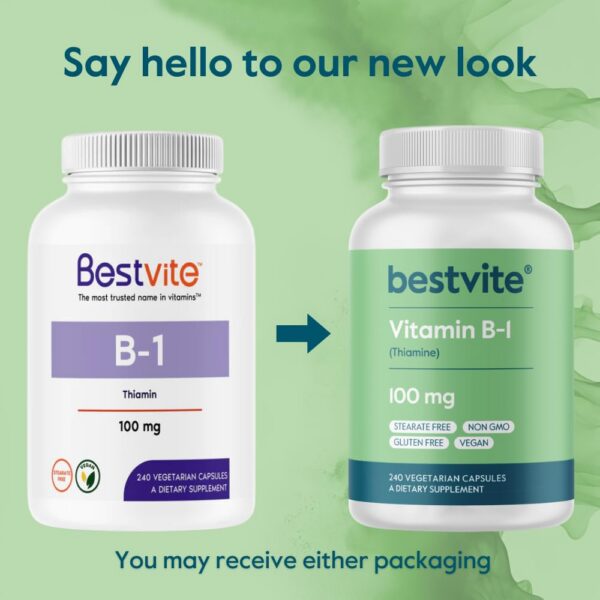 BESTVITE vitamina b1 no gmo sin gluten vegana